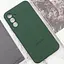 Чохол Lakshmi Silicone Cover Full Camera AAA with Logo для Samsung Galaxy S24+ Зелений/Cyprus Green - мініатюра 5