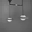 Регулирующий подвесной светильник в хромовом корпусе на Количество ламп лампочки белым ободком | Line F | Арт. YG88/Количество ламп CH+WT - миниатюра 5