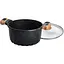 Кастрюля алюминиевая MGC HP-4-433B с антипригарным покрытием 5 л черная - миниатюра 3