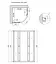 Душевая кабина Lidz Latwa SC90x90.SAT.LOW.DGR полукруглая, стекло темное тонированное 4 мм, без поддона LLSC9090SATLOWDGR2 - миниатюра 6
