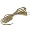 Шнур с прямоугольным выключателем Brille P-1S brown 1.8 m - миниатюра 3