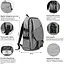 Рюкзак NikiBo Modern 15 л черный (30010405-01) - миниатюра 3