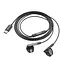 Дротові навушники Hoco M123 Glory, універсальні цифрові earphones with microphone, Type-C, 1.2m, black - мініатюра 3