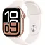 Смарт-годинник Apple Watch Series 10 GPS 42mm Rose Gold Alu. Case w. Light Blush Sport Band - S/M (MWWH3) - мініатюра 1
