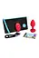 Анальна пробка B-Vibe Vibrating Heart M/L 10.5 см (червоний) - мініатюра 5