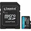 Карта памяти Kingston microSDXC Canvas Go! Plus 256GB Class 10 UHS-I U3 V30 A2 + адаптер SD (SDCG4/256GB) (139171) - миниатюра 2