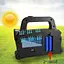 Фонарь аккумуляторный Solar Hurry-bolt HB-6169 кемпинговый переносной 3 режима солнечная батарея черно-зеленый - миниатюра 6