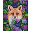 Картина за номерами "Лиса у гортензії" Ideyka KHO4349 40х50 см - мініатюра 1