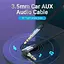 Аудио кабель Vention minijack 3,5mm - minijack 3,5mm TRS AUX 5 м, черный (BANHJ) - миниатюра 7