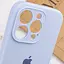 Чохол Epik Silicone Case Full Camera Protective AA для Apple iPhone 15 Pro Max 6.7 Блакитний/Lilac Blue - мініатюра 6
