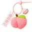 Брелок вязаный Персик Peach 10 см - миниатюра 1