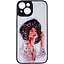 Чохол Epik TPU+PC Prisma Ladies для Apple iPhone 14, 6.1 Girl in a hat - мініатюра 1
