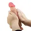 Фалоімітатор Baile Sliding Skin Bendable 8.5'' 21.8 см тілесний - мініатюра 7