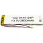 АКБ Polymer battery 40x125 мм 2800mAh універсальний - мініатюра 1
