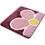 Килимок для ванної кімнати Chilai Home Flower Mor 50 x 60 - мініатюра 1