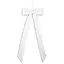 Украшение декоративное Yes! Fun Бант 38x16 см белое (975096) - миниатюра 1