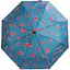 Женский складной зонтик полуавтомат Happy Rain 95 см синий - миниатюра 1