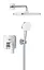 Душова система прихованого монтажу Grohe Cubeo з Tempesta 250 1053360000, Білий - мініатюра 2