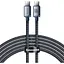 Кабель Baseus Crystal Shine Series USB-C to USB-C 100W 1.2m Black (CAJY000601) [141252] - мініатюра 1