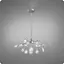 Люстра подвесная 517 Dlight на 18 ламп Хром Сатин (01948) - миниатюра 2