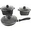 Набор кастрюль со сковородой Styleberg ST-1505 6 предметов с гранитным покрытием для всех типов плит - миниатюра 1