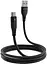 Кабель Proove Soft Silicone USB to Type-C 2.4A (1m) black (CCSO20001201) - мініатюра 1