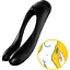 Вібратор на палець Satisfyer Candy Cane Чорний - миниатюра 6