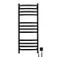 Электрический полотенцесушитель Navin Avalon 480x1200 Sensor правая, черный муар 10-043153-5010, Черный матовый, Правое, Электронный - миниатюра 4