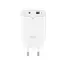 Мережевий зарядний пристрій XO L130 (EU) PD30W/QC18W (1USB-C+1USB-A) Fast charging Charger Білий - мініатюра 1