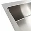 Кухонная мойка Platinum Handmade 70x50 нержавейка (сифон круглый, 3,0/0,8), Нержавеющая сталь - миниатюра 4