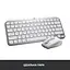 Клавіатура Logitech MX Keys Mini For Mac Wireless Illuminated Pale Gray (920-010526) - мініатюра 10