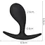 Анальний силіконовий плаг XESE AP21 (розмір M), Чорний - мініатюра 3