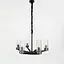 Люстра дизайнерская с прозрачными плафонами ABBY Line.F Количество ламп 8 - миниатюра 7