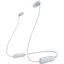 Наушники In-ear WI-C100 BT 5.0, IPX4, SBC, AAC, Wireless, Mic, белый Sony teh0013219 - миниатюра 1