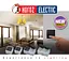 Розетка Horoz Electric Atom, 1-я накладная с заземлением, с крышкой, с 1-м выключателем, черно-серая - миниатюра 3