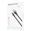 Кабель Proove Double Way Silicone USB-A to Lightning 1m Black (CCDS20001101) [130727] - миниатюра 2