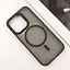 Чохол TPU+PC Blueo Skin Friendly Frosted with MagSafe для Apple iPhone 14 Pro 6.1 Чорний - мініатюра 5