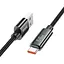 Кабель Hoco U125 Benefit 5A charging data cable with display Type-C Чорний - мініатюра 1