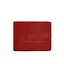 Универсальная кожаная обложка для удостоверения красная - миниатюра 6