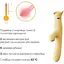 Вібратор з підігрівом та вакуумною стимуляцією клітора Zalo - ROSE Vibrator Lemon Yellow - мініатюра 4