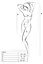Бодистокинг Passion BS101 white - миниатюра 5