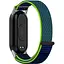Ремінець DK CDK для Xiaomi Mi Smart Band 10 Nylon Sport Loop (018018) (blue / green) - мініатюра 2