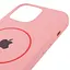 Чохол Epik Silicone Case Full Protective AA with MagSafe для Apple iPhone 11, 6.1 Рожевий/Light pink - мініатюра 4
