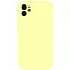 Чохол Epik Silicone Case Full Camera Protective AA NO LOGO для Apple iPhone 12 6.1 Жовтий/Mellow Yellow - мініатюра 1
