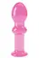 Анальна пробка Love Toy Glass Romance 4.5" 11.5 см (рожевий) - мініатюра 1