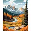 Картина по номерам "Осень в горах" 11043-AC 40х50 см - миниатюра 1
