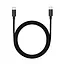 Кабель Type-C - Type-C male to male чорний 1.8 метра - мініатюра 1