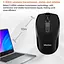 Миша MeeTion Wireless Mouse 2.4G MT-R560 бездротова чорна - мініатюра 8