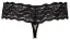 Сексуальные стринги Cottelli Collection String Pearls XL черный - миниатюра 8