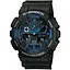 Наручний годинник ударостійке кварцове Casio G-Shock GA-100-1A2ER Оригінал для чоловіків з полімерним ремінцем - мініатюра 1